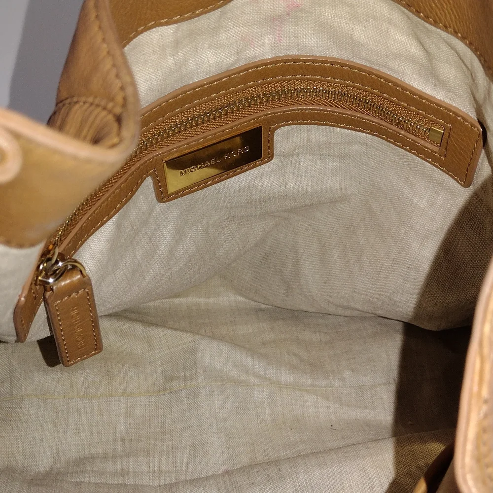 Michael Kors Collection Tonne Leather Python Accents Hobo Bag